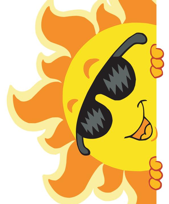 593x715 Summer Sun Cartoon Vector Materials Download South River High