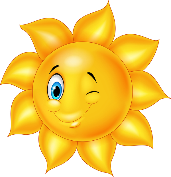 600x623 Cartoon Sun Smiling Face Vectors Free Download