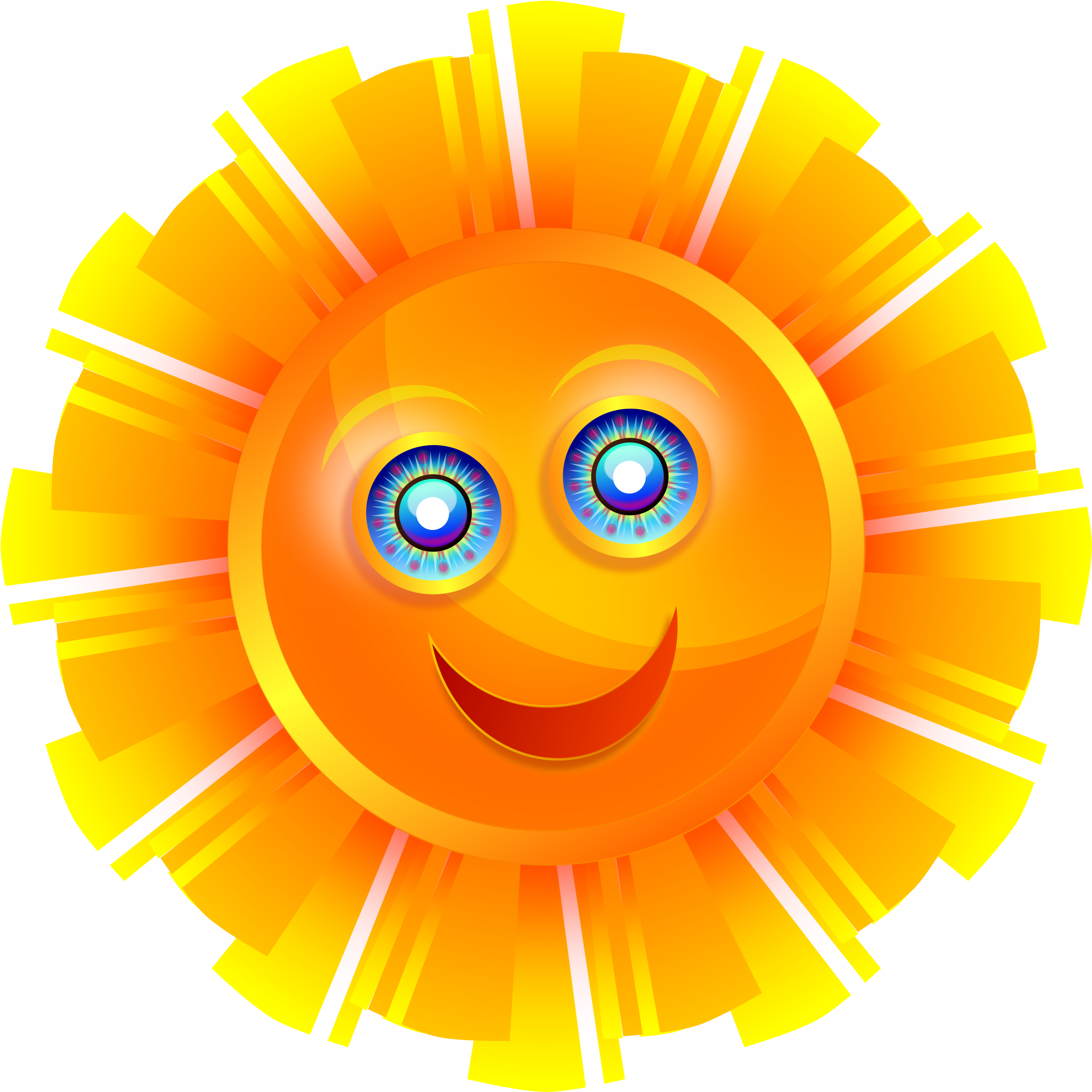 2335x2335 Hd Happy Sun Vector Clipart Free Cc0 Images