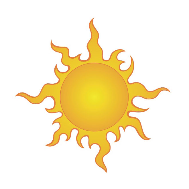 660x660 Sun Clip Art Free Vector