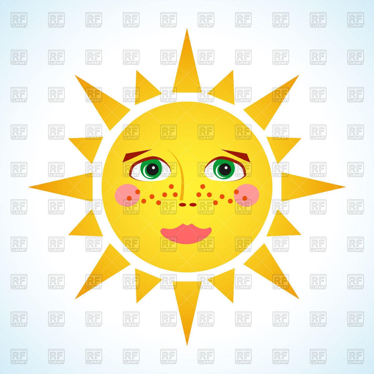 1200x1200 Sun With Face Vector Image Of Design Elements Kannaa