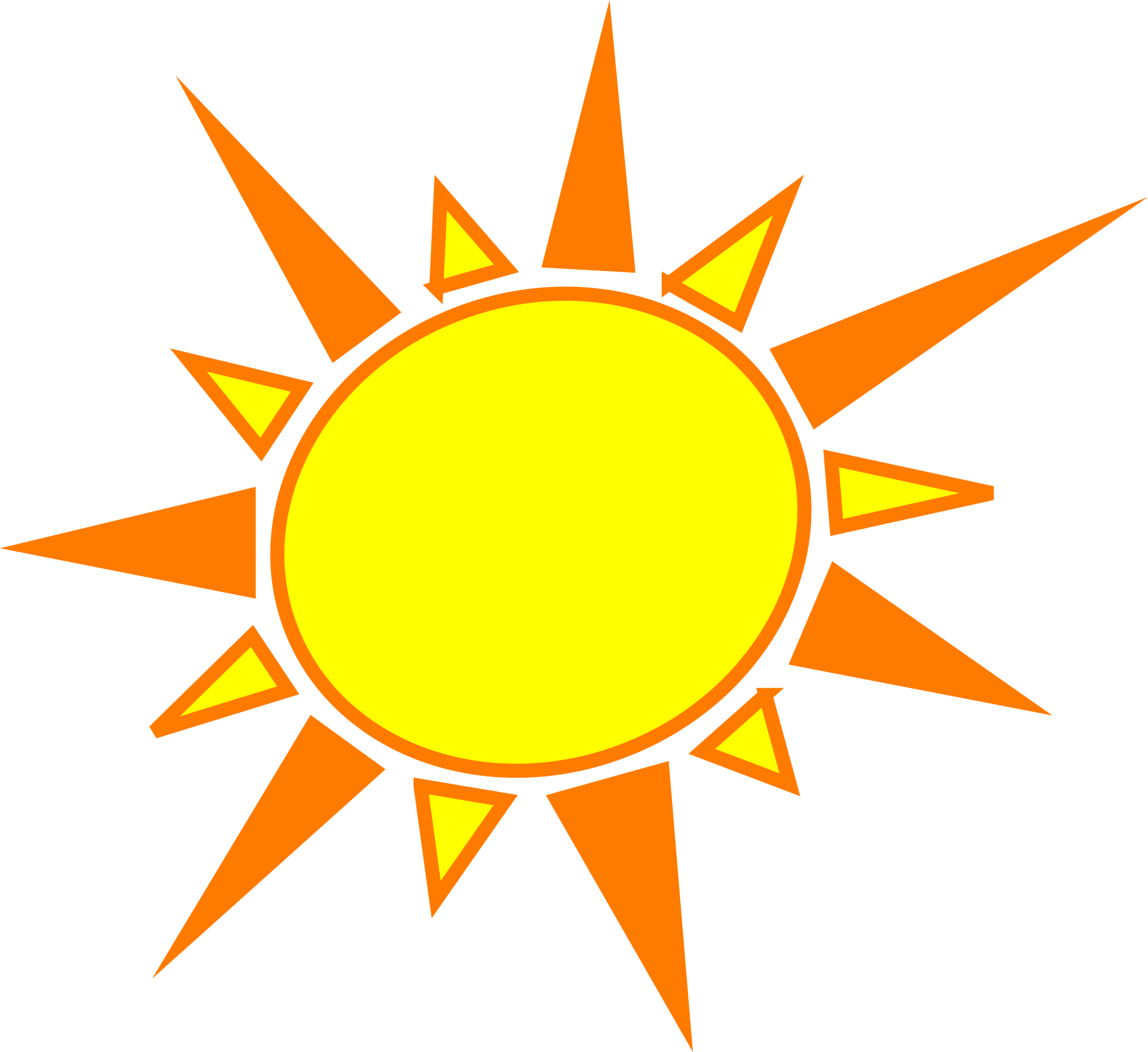 2000x1833 Freeol Sun Clipart Clipart And Vector Image