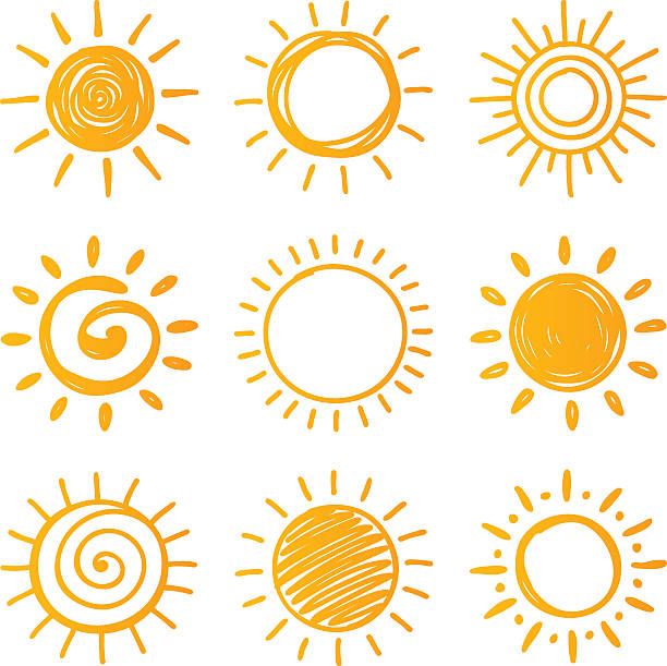 612x611 Sun Vector Art Illustration Journaling Sun Drawing, Doodle