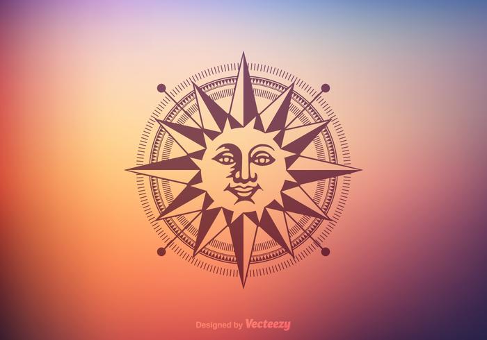 700x490 Sun Face Free Vector Art