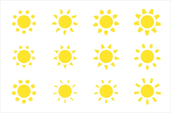 Sun Icon Vector