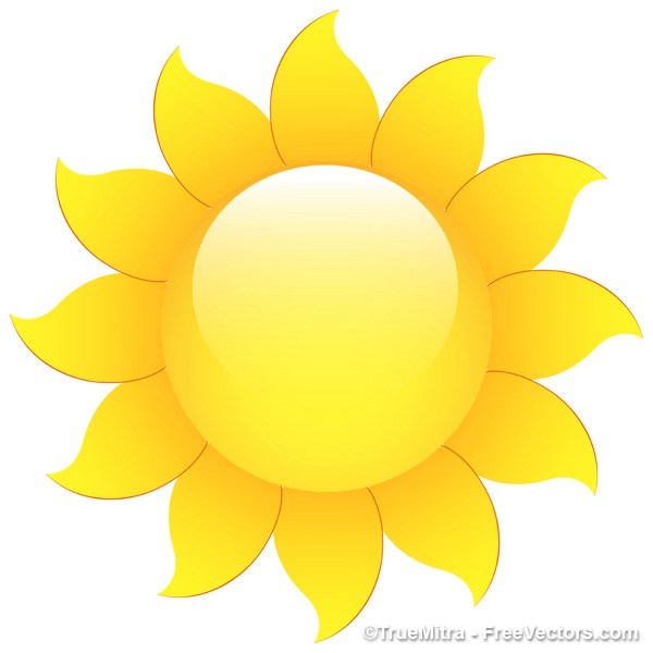 600x600 Download Free Sun Vector Icon Vector Illustration