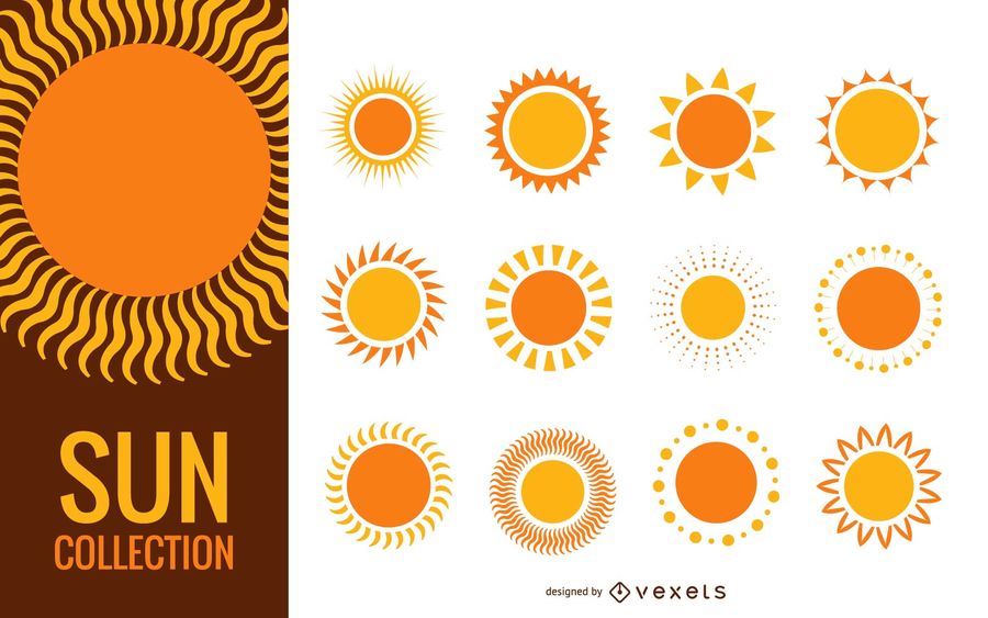900x563 Fun Sun Illustration Collection
