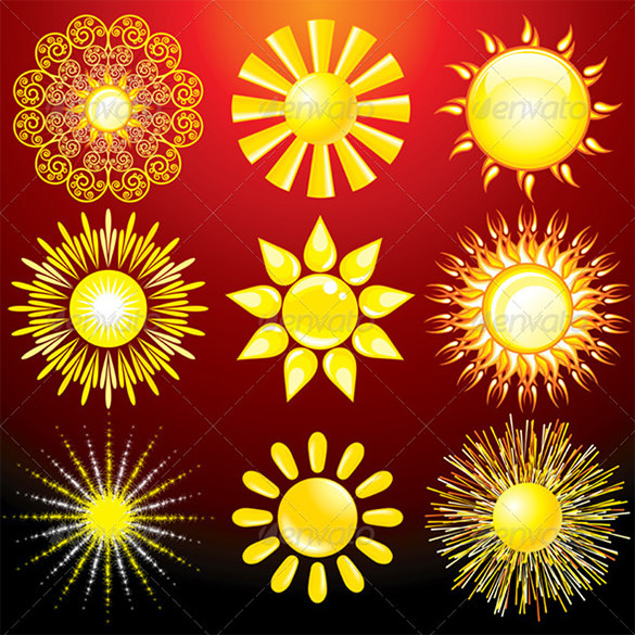 585x585 Sun Vectors Png, Format Download! Free