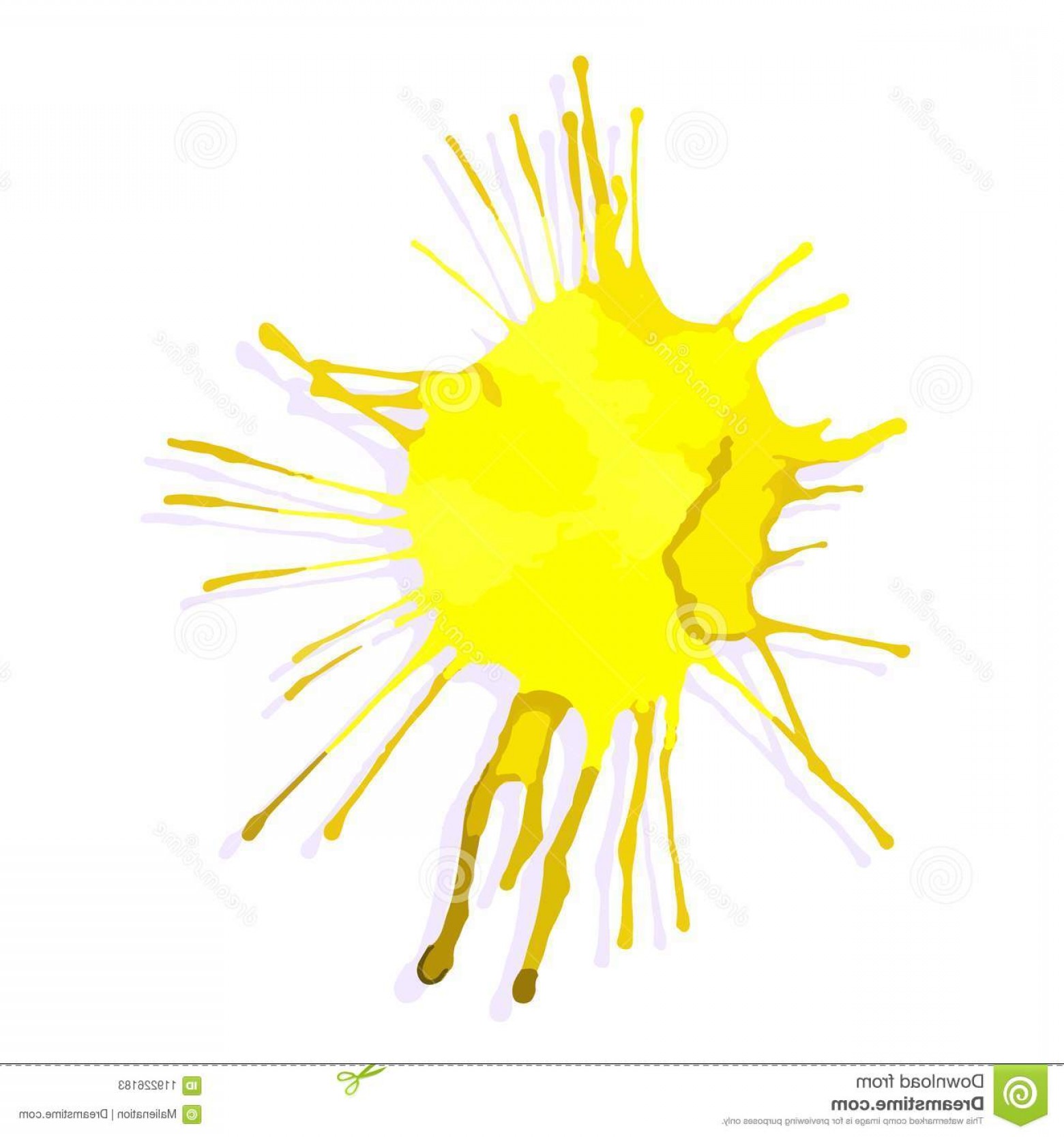 1560x1668 Yellow Inked Banner Sunny Vector Background Yellow Inked Banner