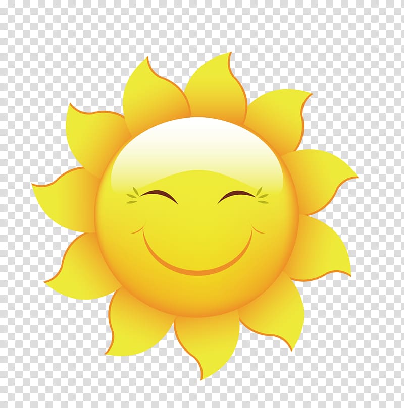 800x809 Yellow Sun Illustration, Cartoon Smiley Summer Sun Design