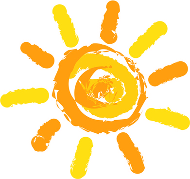 391x368 Summer Sun Logo Free Vector Download