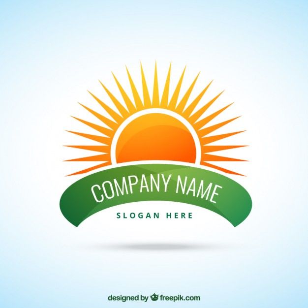 626x626 Sunny Logo Free Vector References Sunny Logo, Sun Logo