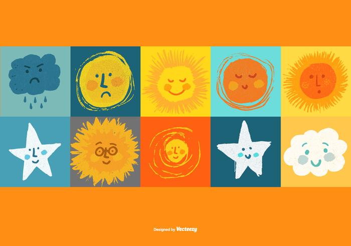 Sun Moon Star Clouds Vectors 700x490 Sun Moon Star Clouds Vectors