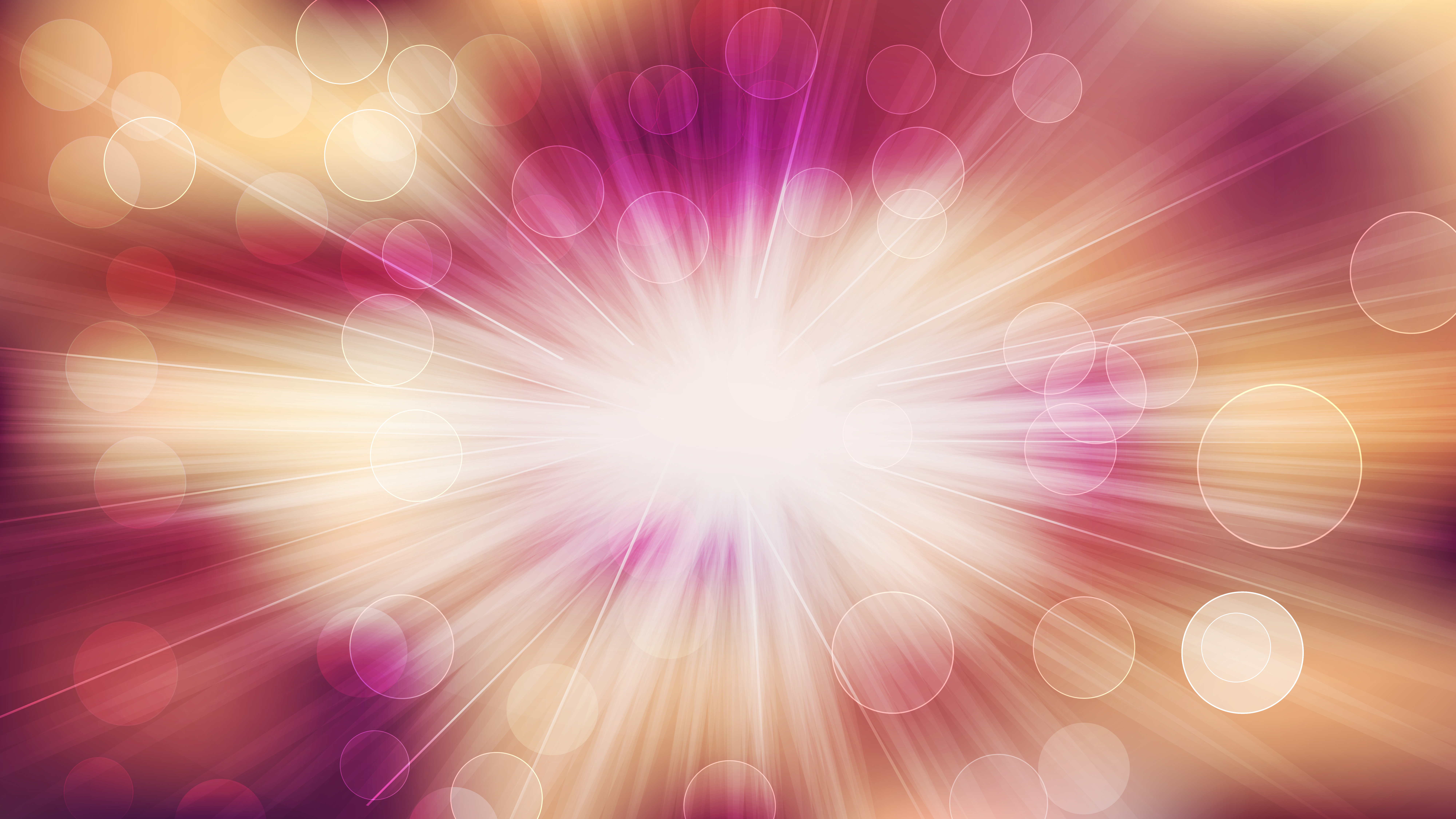 Pink And Beige Bokeh Background With Sun Rays Vector 8000x4500 Pink And Beige Bokeh Background With Sun Rays Vector