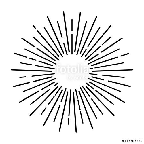 Sun Rays Hand Drawn, Linear Drawing Stock Image And Royalty Free 500x500 Sun Rays Hand Drawn, Linear Drawing Stock Image And Royalty Free