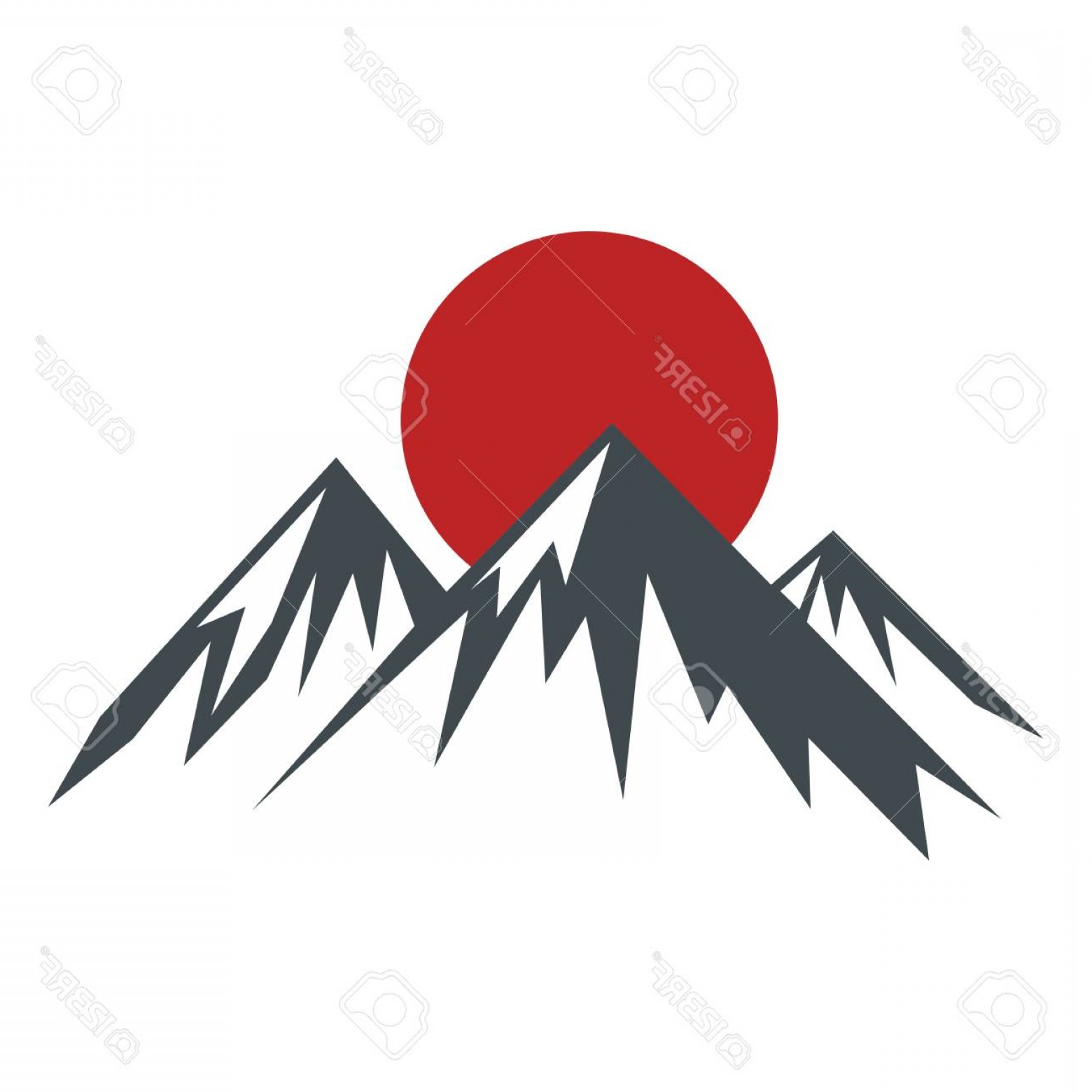 Photostock Vector Rock Mountain Silhouette Vector Illustration 1560x1560 Photostock Vector Rock Mountain Silhouette Vector Illustration