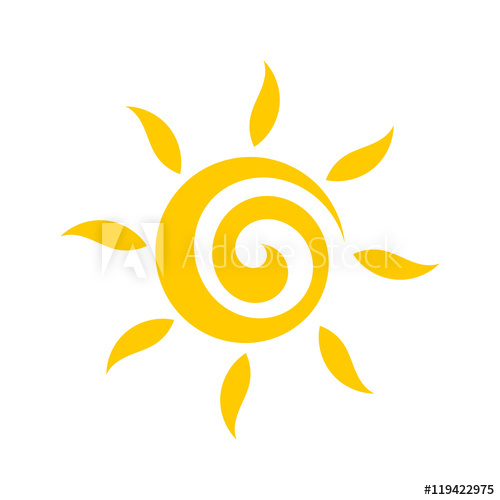Cute Sun Vector Illustration 500x500 Cute Sun Vector Illustration