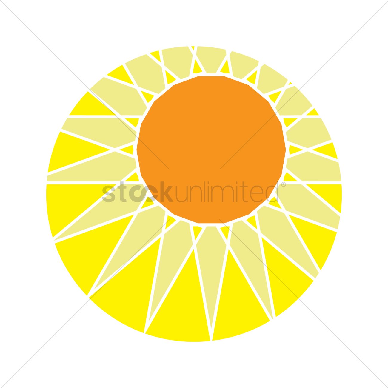 1300x1300 Sun Vector Image