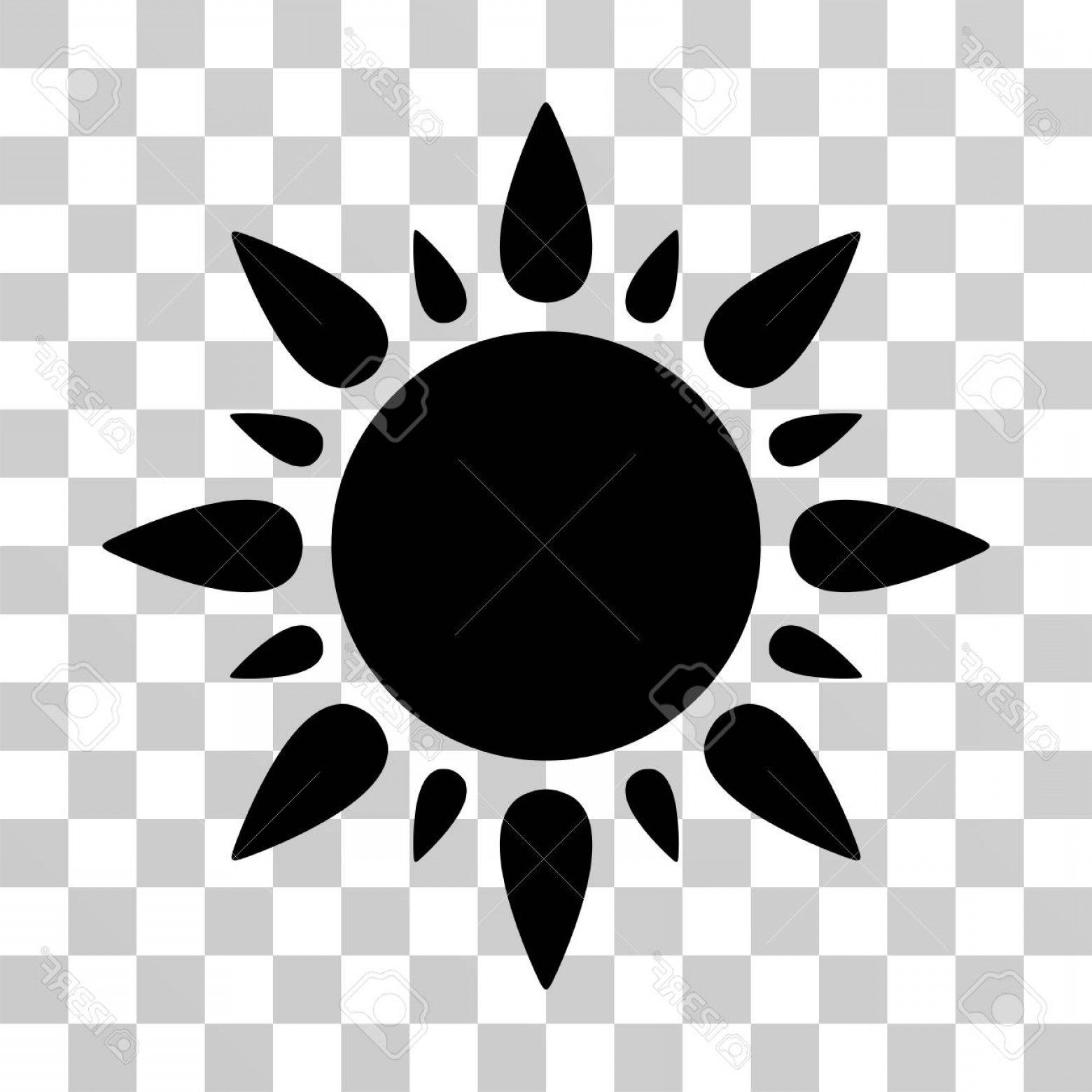 1560x1560 Photostock Vector Sun Icon Vector Illustration Style Is Flat