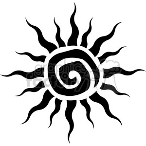 Sun Vector Black And White at Vectorified.com | Collection of Sun ...