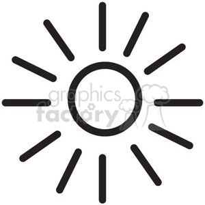 Sun Vector Black And White at Vectorified.com | Collection of Sun