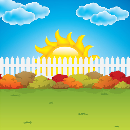 500x500 Cartoon Summer Sun Vector Background For Free Download Free