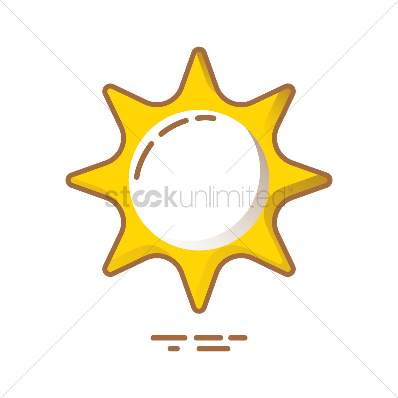 Sun Vector Image 1300x1300 Sun Vector Image