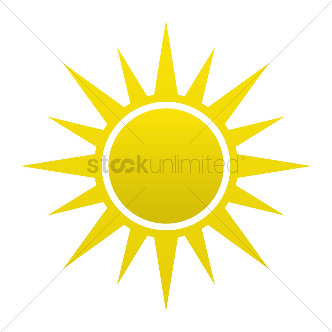 Sun Vector Image 1300x1300 Sun Vector Image
