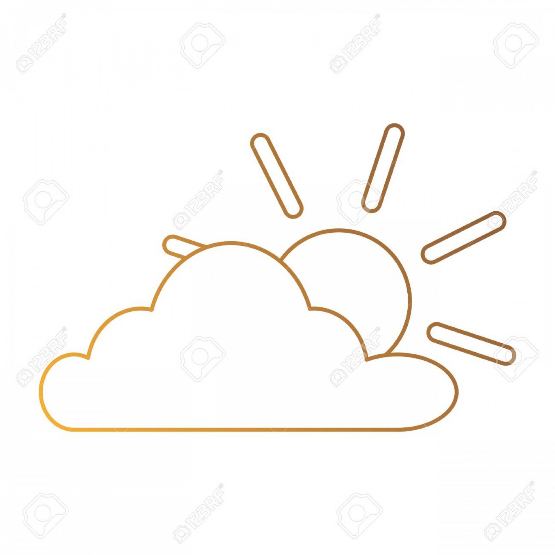 Photostock Vector Cloud Sky With Sun Vector Illustration Graphic 1872x1872 Photostock Vector Cloud Sky With Sun Vector Illustration Graphic