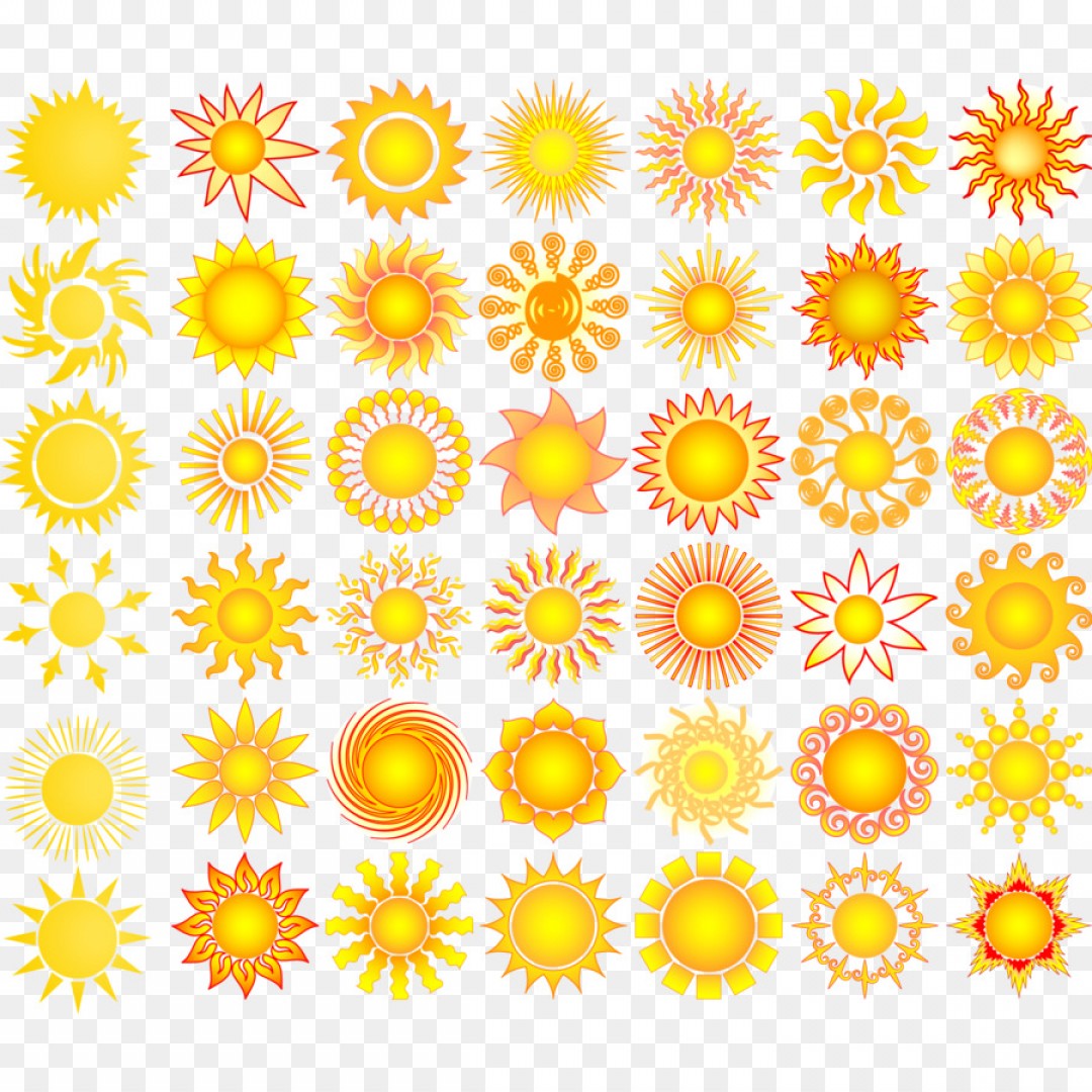 1080x1080 Png Sun Clip Art Vector Sun Elements Collection Catchsplace