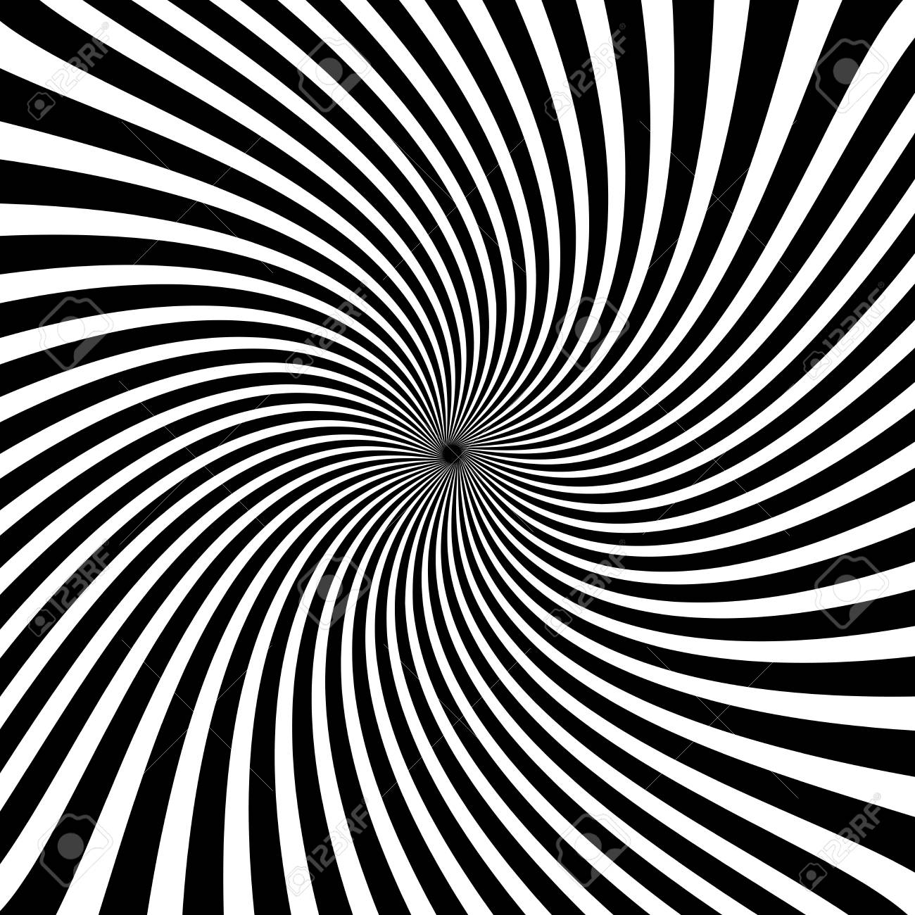 1300x1300 Illusion Rays On A White Background Vector Illustration Retro