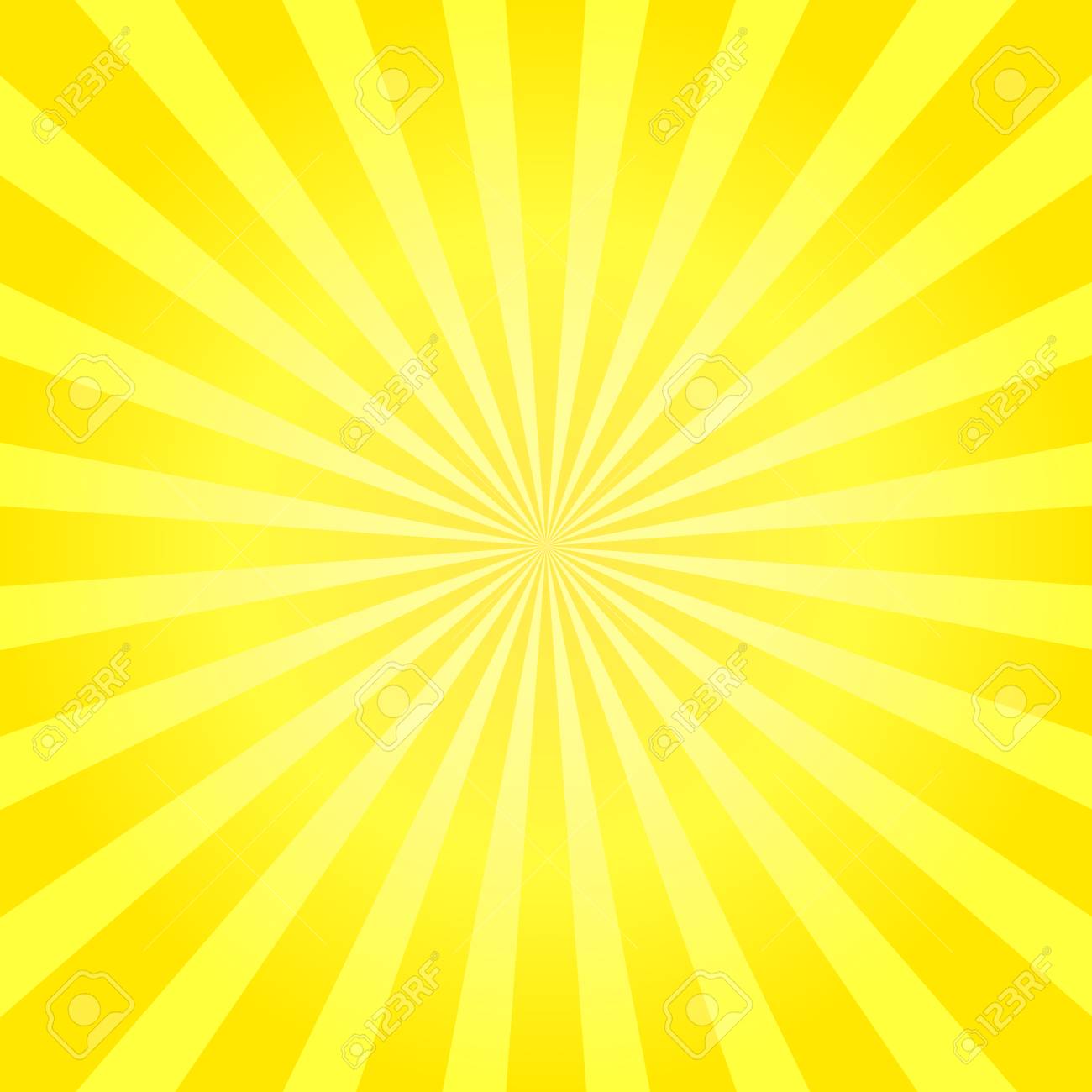 1300x1300 Yellow Abstract Sunburst Background Vector Illustration