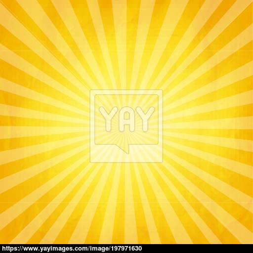 512x512 Crumpled Yellow Sunburst Background Vector