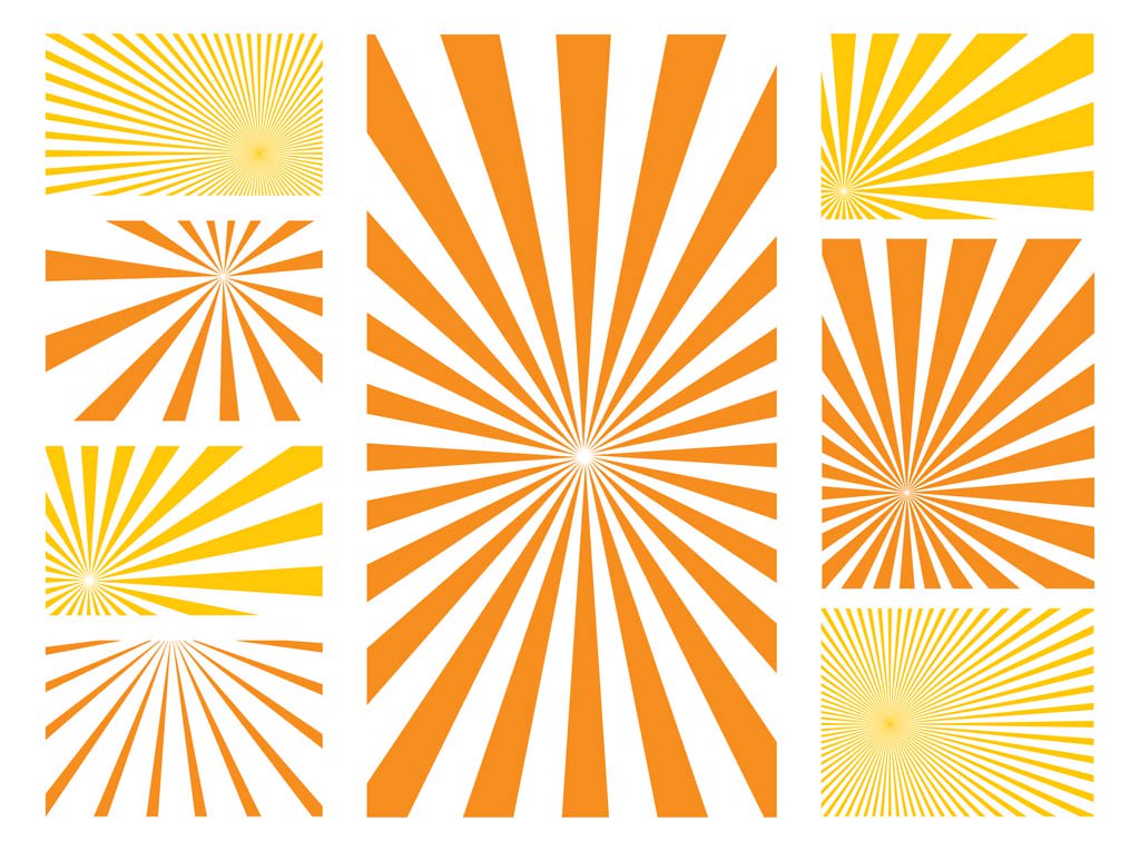 1024x765 Sunburst Patterns Graphics Vector Art Graphics