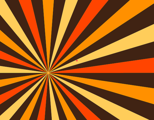 Multicolor Sunburst In Illustrator 518x403 Multicolor Sunburst In Illustrator