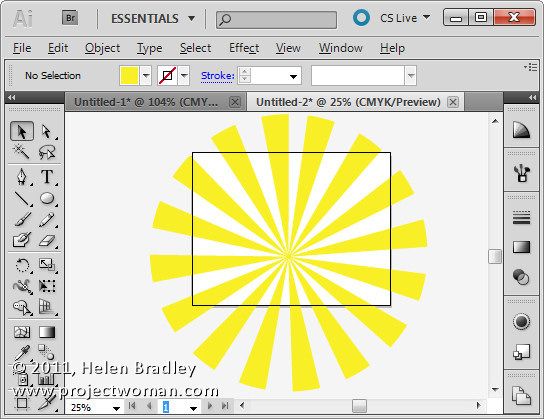 Create A Vector Sunburst In Illustrator 544x419 Create A Vector Sunburst In Illustrator