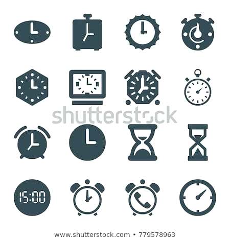 450x470 Sundial Wall Clock Countdown Icons Set Editable Filled Stock