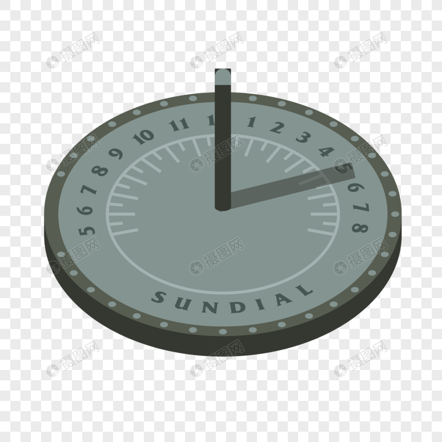 860x860 Vector Ancient Shape Sundial Png Image Picture Free Download