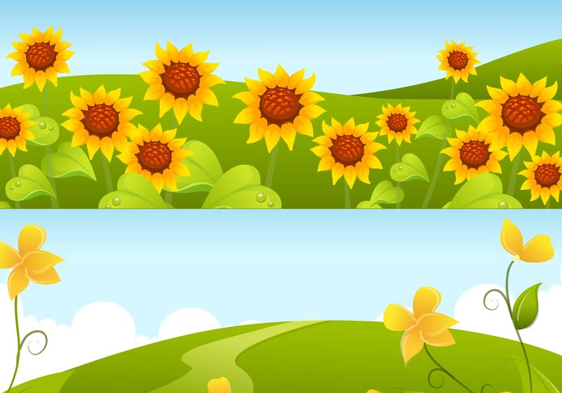 800x560 Sunflower Free Vector Art