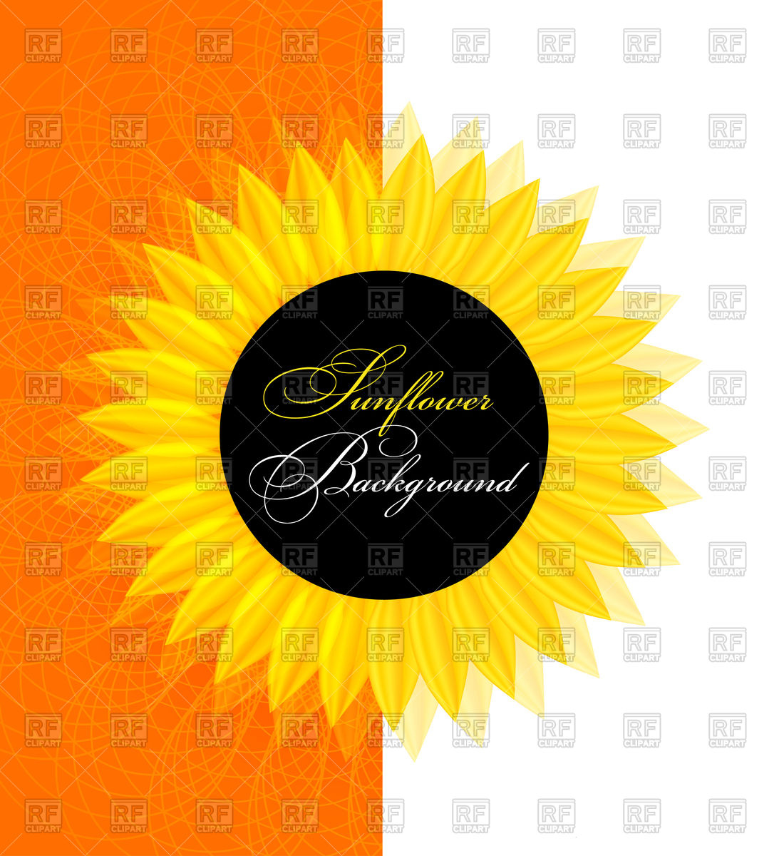 1093x1200 Abstract Yellow Sunflower Background Vector Image Of Backgrounds