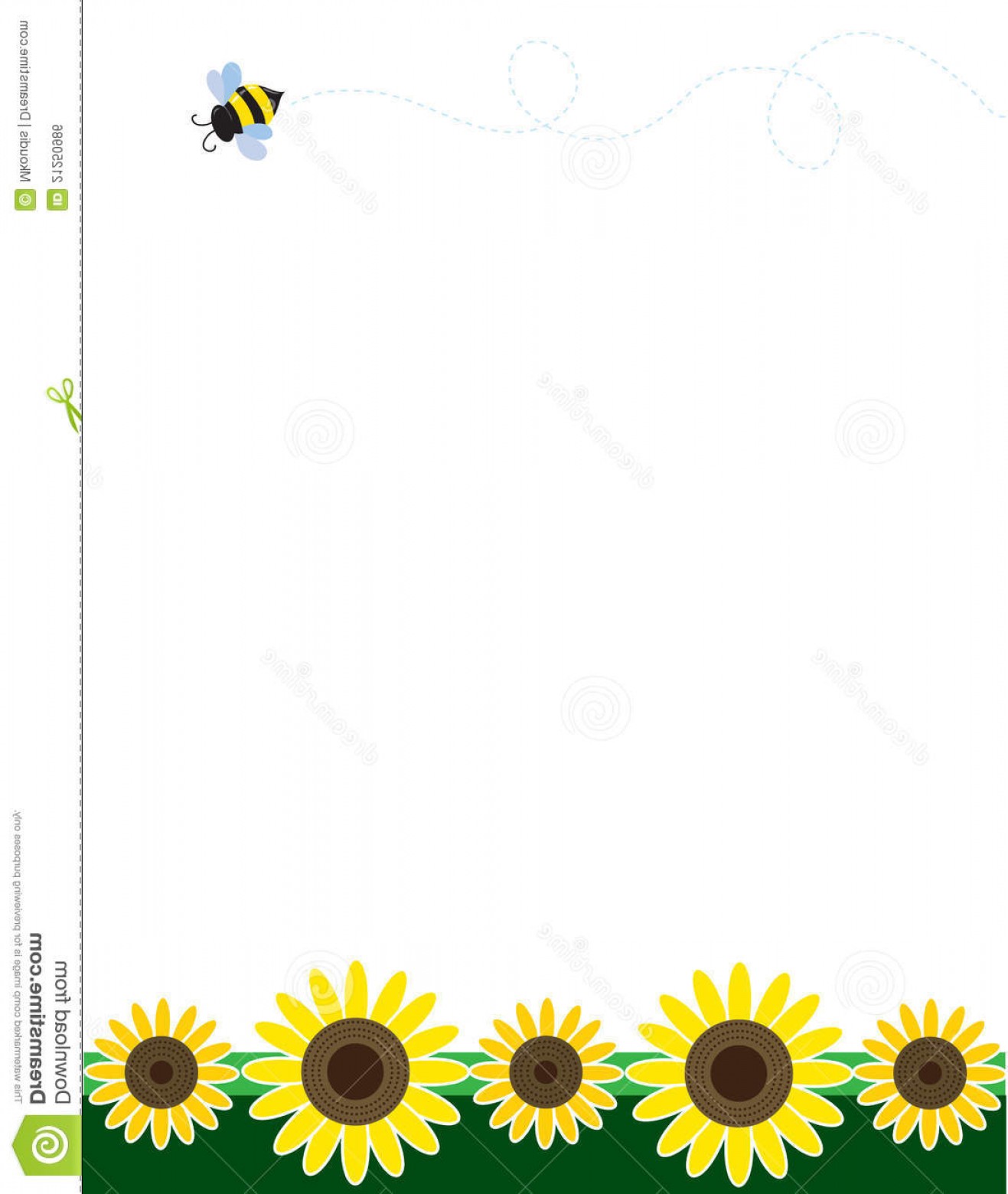 Royalty Free Stock Image Sunflower Border Image Geekchicpro 1317x1560 Royalty Free Stock Image Sunflower Border Image Geekchicpro
