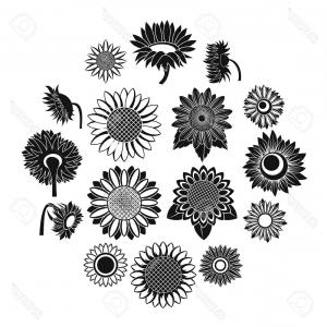 Sunflower Blossom Icons Set Simple Illustration Of Sunflower 300x300 Sunflower Blossom Icons Set Simple Illustration Of Sunflower