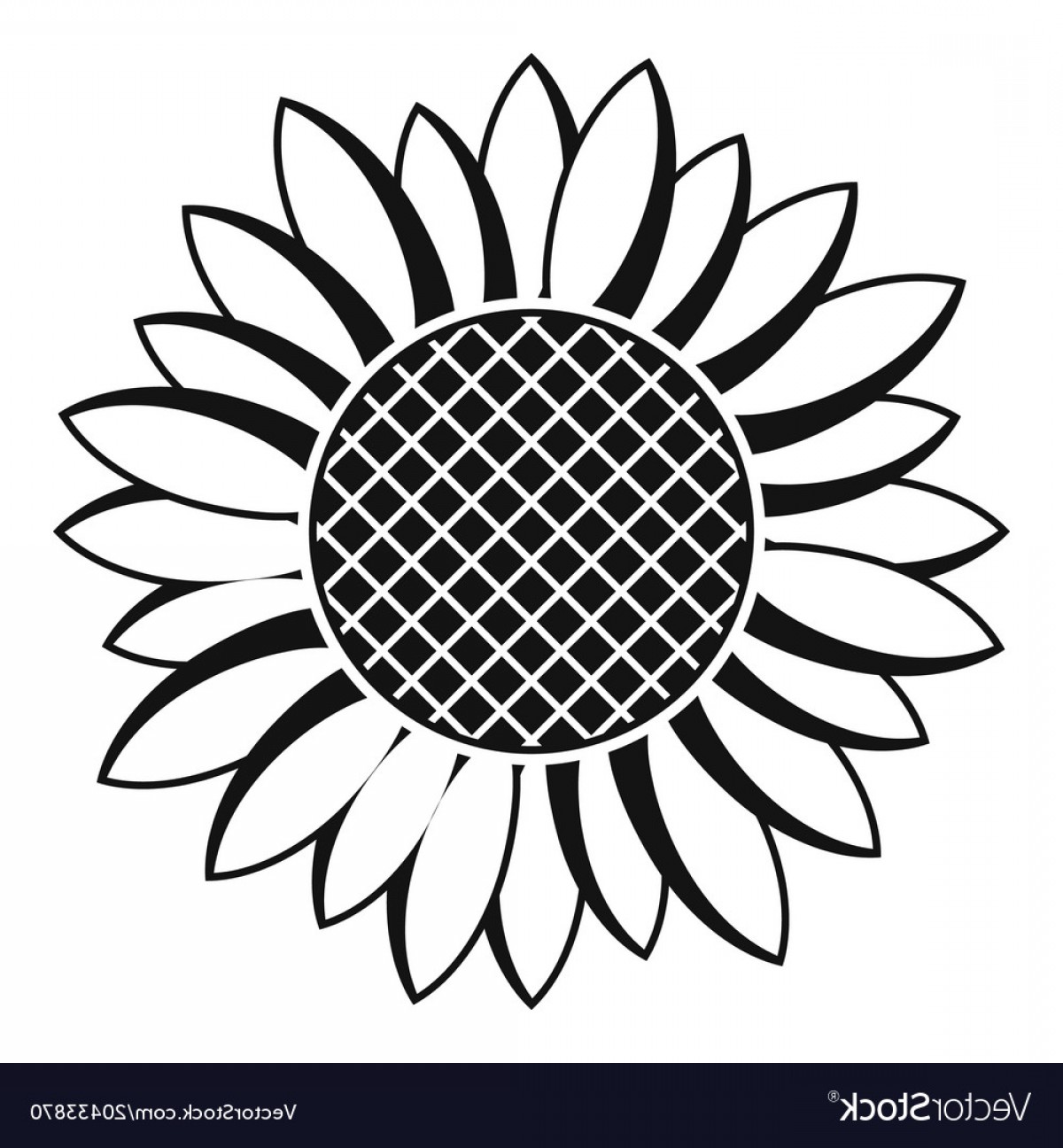 Download Sunflower Icon Vector at Vectorified.com | Collection of ...