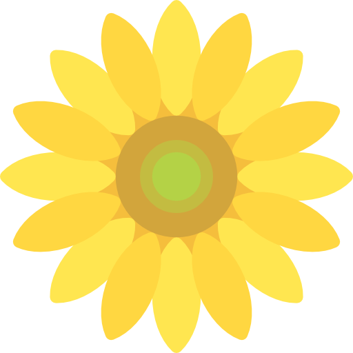 Sunflower Icon Vector at Vectorified.com | Collection of Sunflower Icon ...