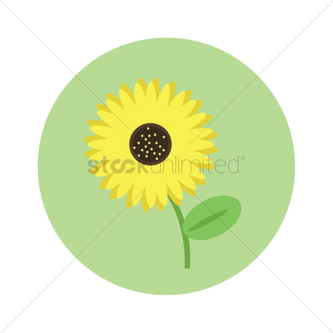 Free Sunflower Icon Vector Image 1300x1300 Free Sunflower Icon Vector Image