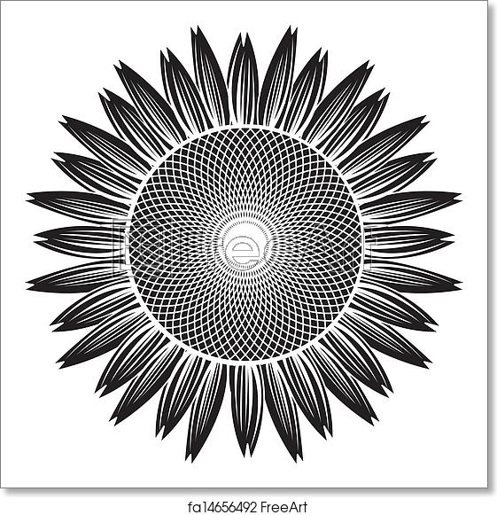Free Art Print Of Sunflower Silhouette Vector The Vector 561x581 Free Art Print Of Sunflower Silhouette Vector The Vector
