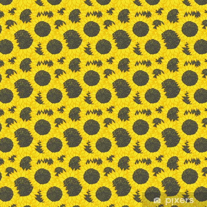 Color Seamless Sunflower Pattern Vector Illustration Wallpaper 700x700 Color Seamless Sunflower Pattern Vector Illustration Wallpaper