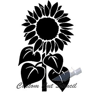 Sunflower Stem Silhouettes Flourish Flower Silhouettes 300x300 Sunflower Stem Silhouettes Flourish Flower Silhouettes