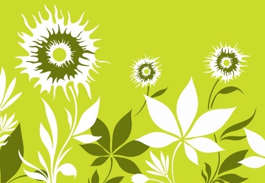 Sunflower Background White Silhouette Style Free Vector In Adobe 539x372 Sunflower Background White Silhouette Style Free Vector In Adobe
