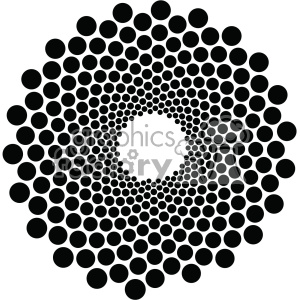 300x300 Golden Ratio Sunflower Vector Design Clipart Royalty Free Gif